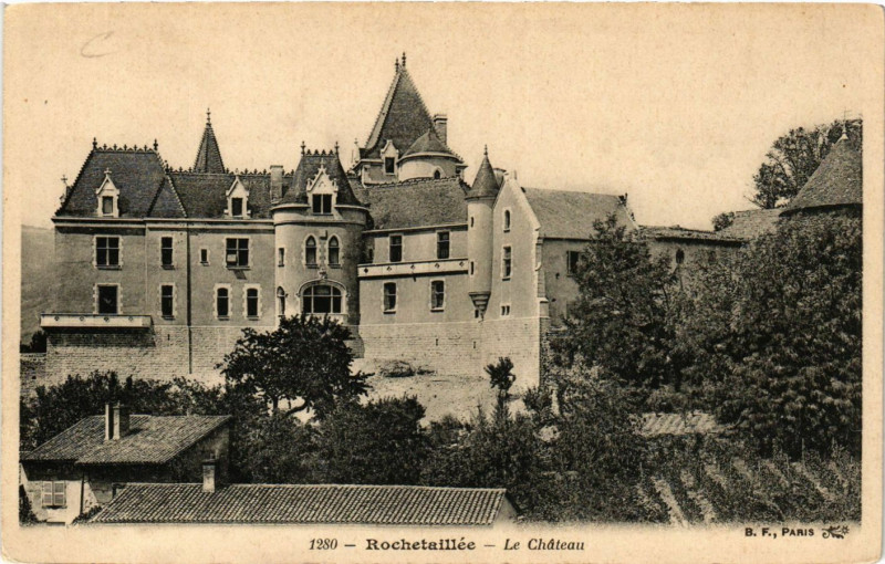 Carte postale ancienne Rochetaillee - Le Chateau