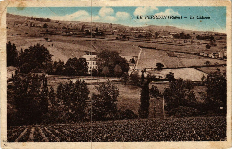 Carte postale ancienne Le Perreon - La Chateau au Perréon