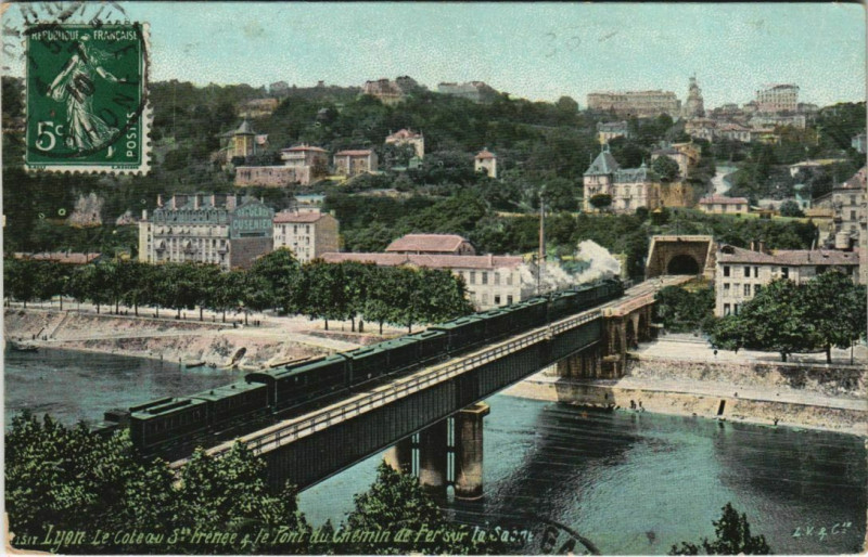 Carte postale ancienne Lyon à Lyon