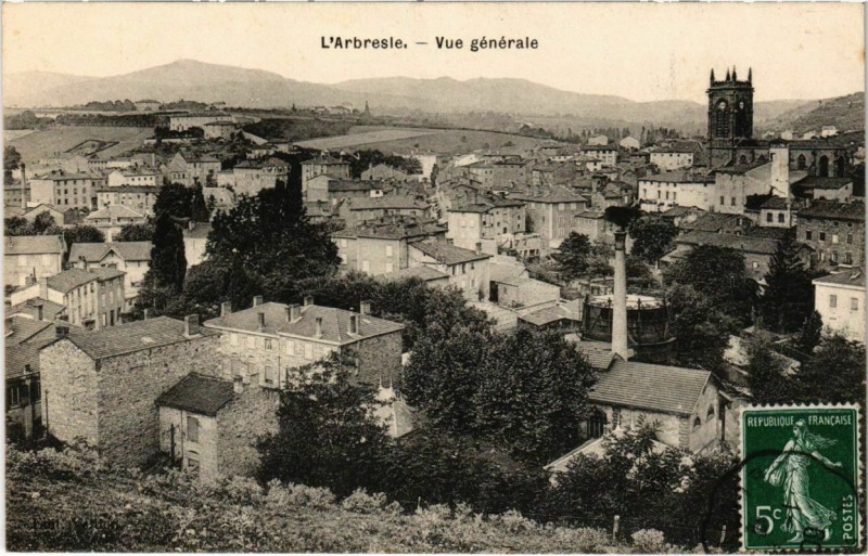 Carte postale ancienne L'Arbresle - Vue Generale à L'Arbresle
