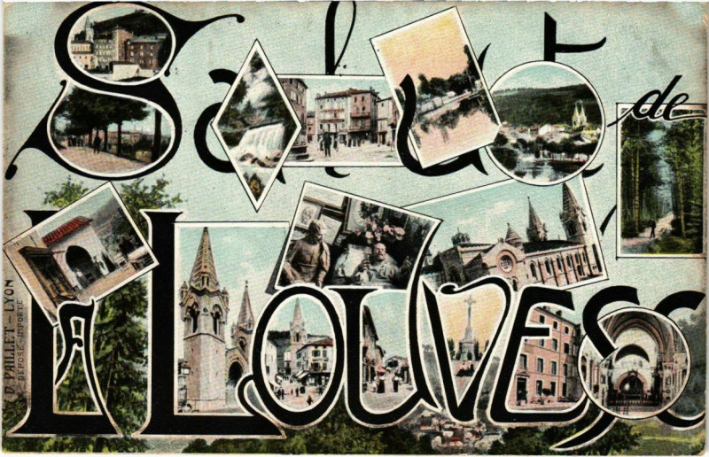 Carte postale ancienne Lalouvesc - Scenes
