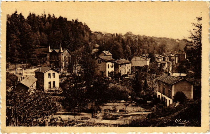 Carte postale ancienne La Demi-Lune - Quartier du Tonkin