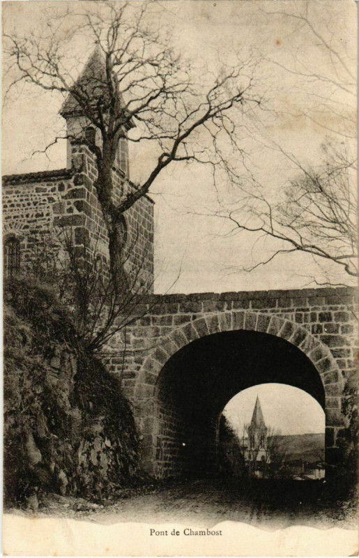 Carte postale ancienne Pont de Chambost