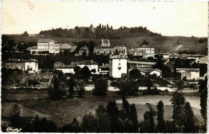 Carte postale ancienne Liergues - Vue Generale