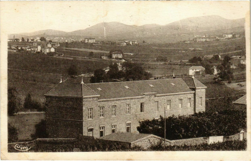 Carte postale ancienne Bois-d'Oingt - Vue Generale