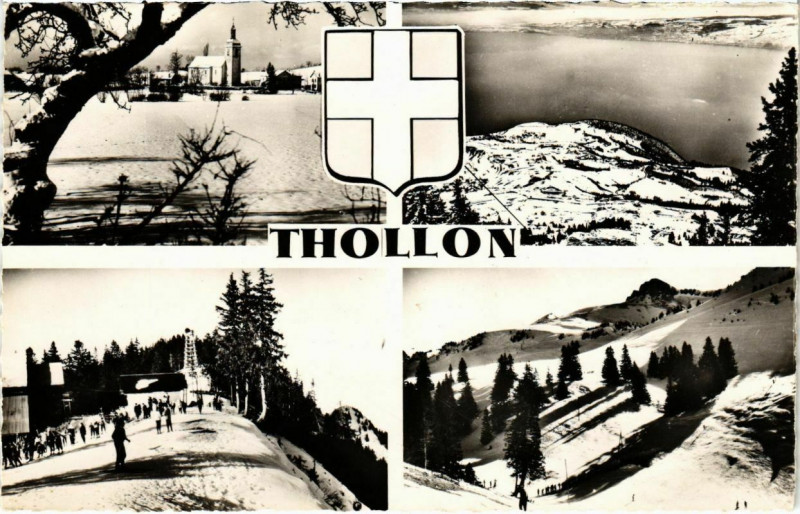Carte postale ancienne Thollon - Scenes