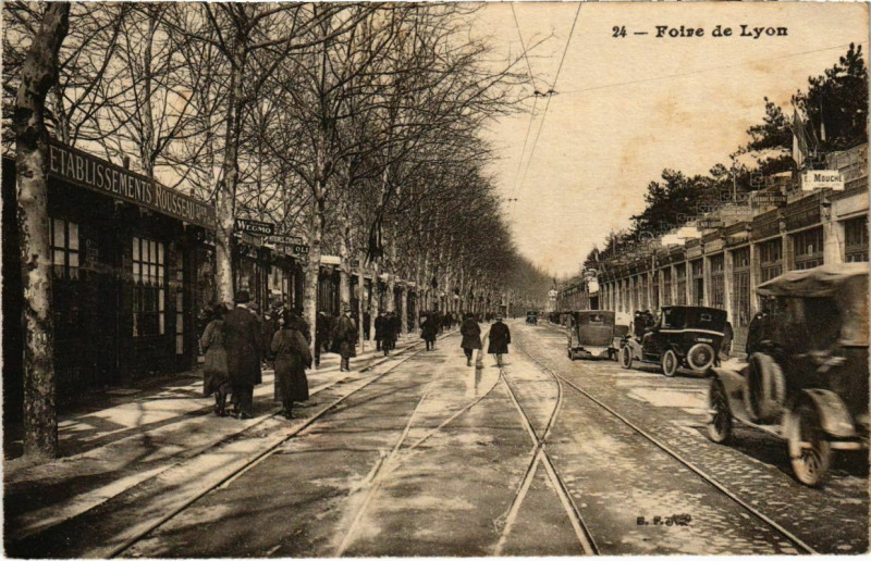 Carte postale ancienne Lyon- Foire de Lyon France à Lyon