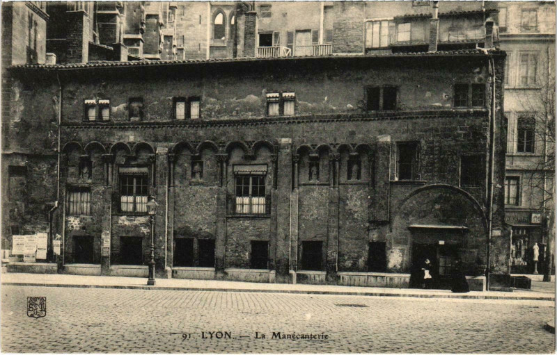 Carte postale ancienne Lyon La Manecanterie Rhone à Lyon