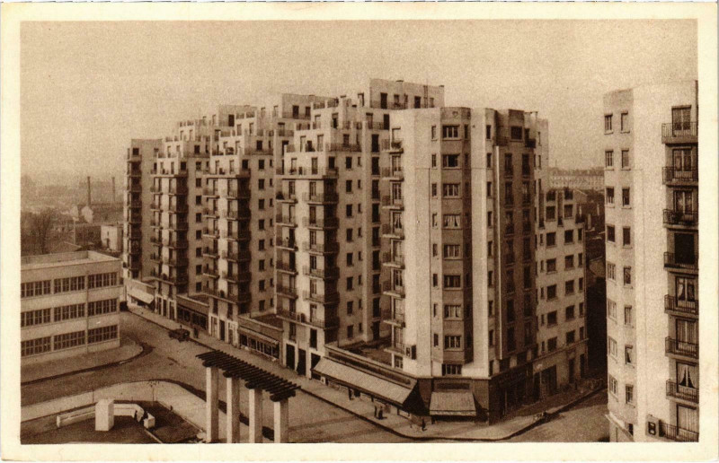 Carte postale ancienne Villeurbanne Nouveau Centre Rhone à Villeurbanne