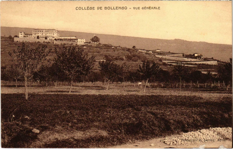 Carte postale ancienne College de Bolengo Rhone