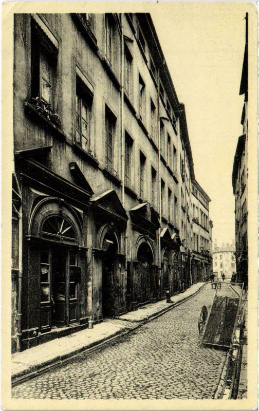 Carte postale ancienne Lyon Maison Philibert Delorme à Lyon