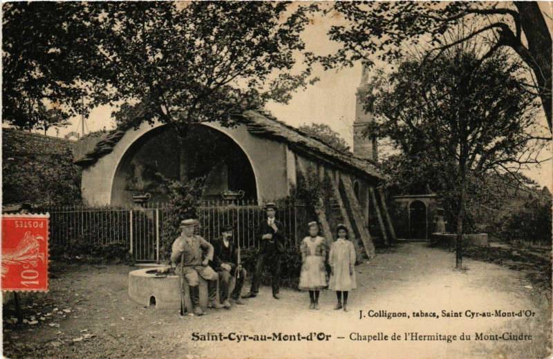 Carte postale ancienne Saint Cyr au Mont d'Or - Chapelle de l'Hermitage du Mont-Cindre à Saint-Cyr-au-Mont-d'Or