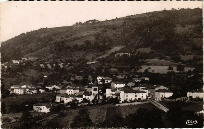 Carte postale ancienne Ancy Vue générale et la Citadelle à Ancy