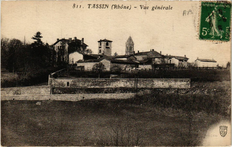 Carte postale ancienne Tassin Vue générale