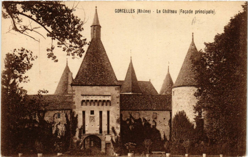 Carte postale ancienne Corcelles Le Chateau
