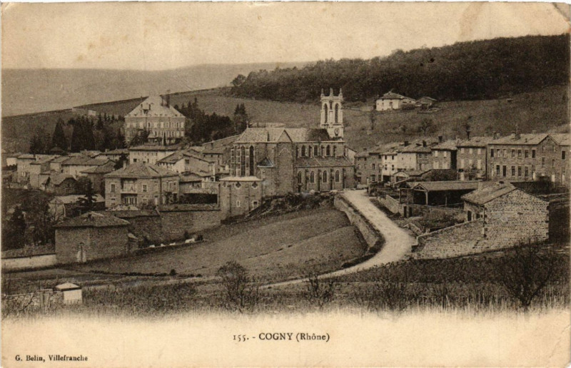 Carte postale ancienne Cogny à Cogny