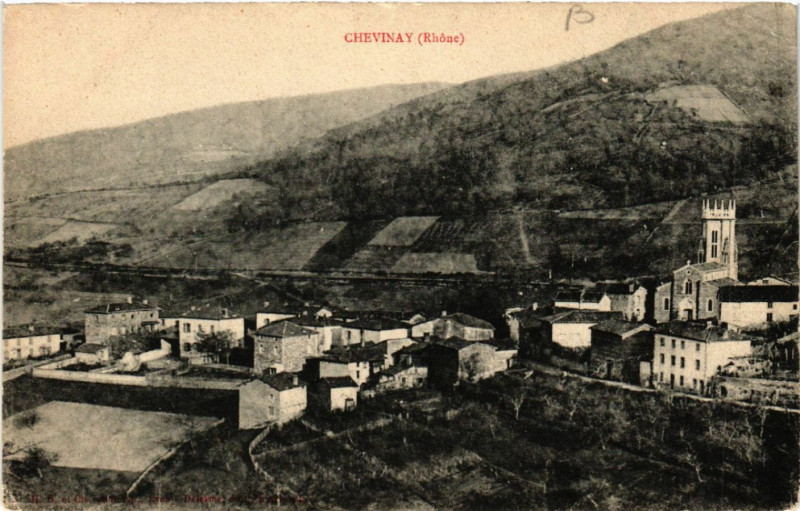 Carte postale ancienne Chevinay à Chevinay