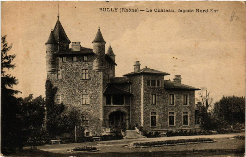 Carte postale ancienne Bully Le Chateau à Bully