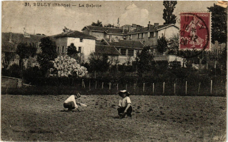 Carte postale ancienne Bully La Salette à Bully