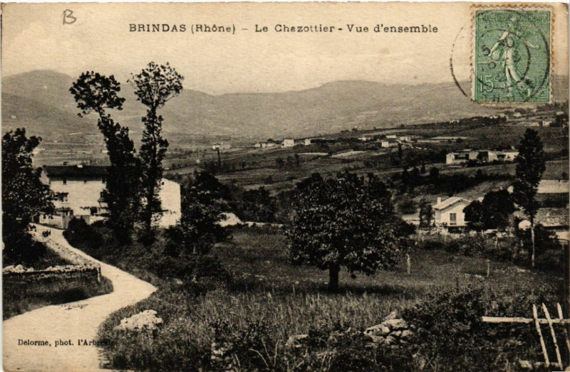 Carte postale ancienne Birndas Le Chaottier-Vue densemble.