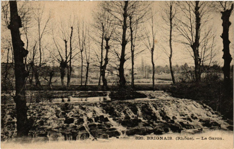 Carte postale ancienne Brignais Le Garon à Brignais