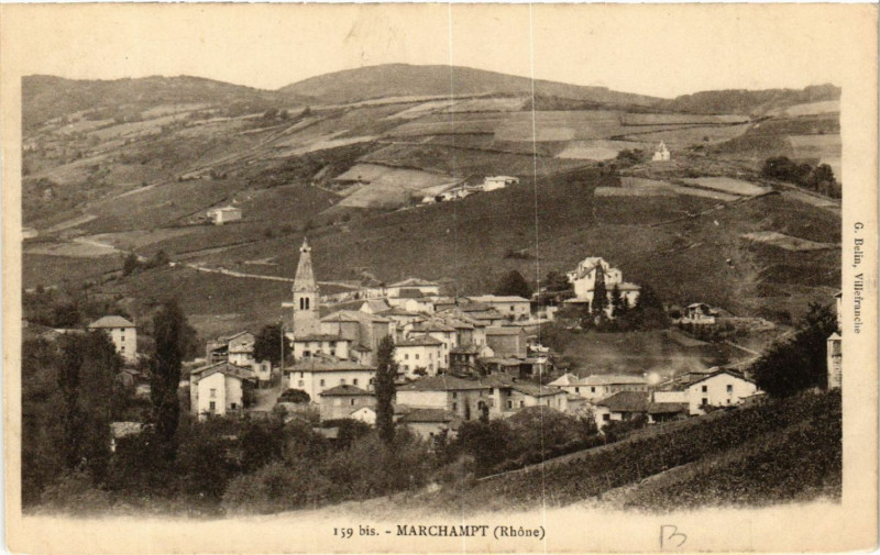 Carte postale ancienne Marchampt ` à Marchampt