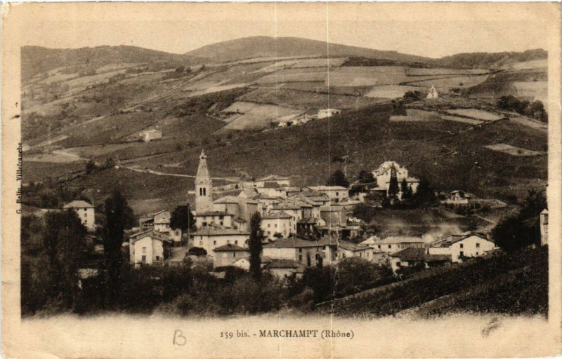 Carte postale ancienne Marchampt à Marchampt