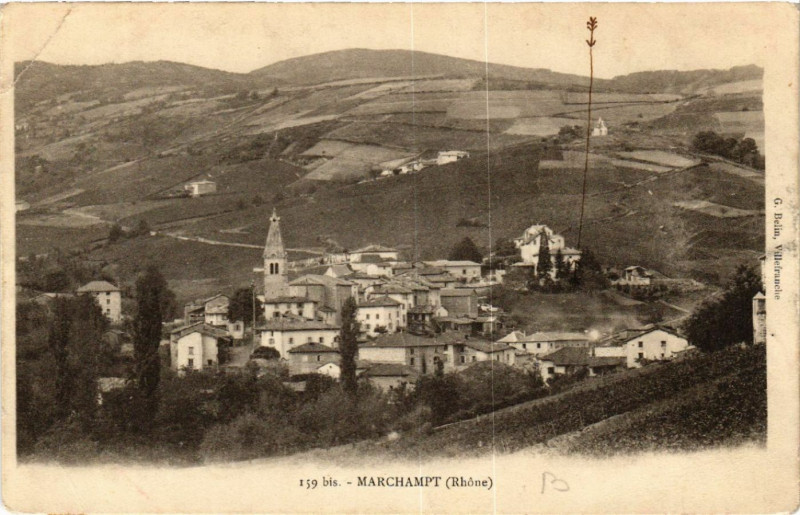 Carte postale ancienne Marchampt à Marchampt