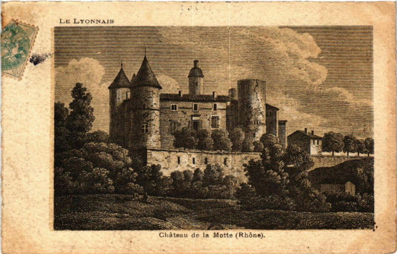 Carte postale ancienne Chateau de La Motte