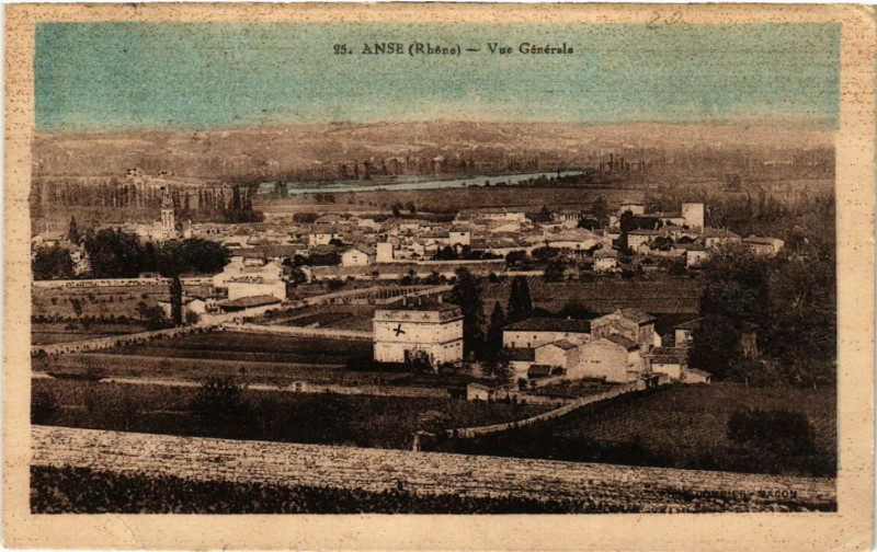 Carte postale ancienne Anse Vue générale. à Anse