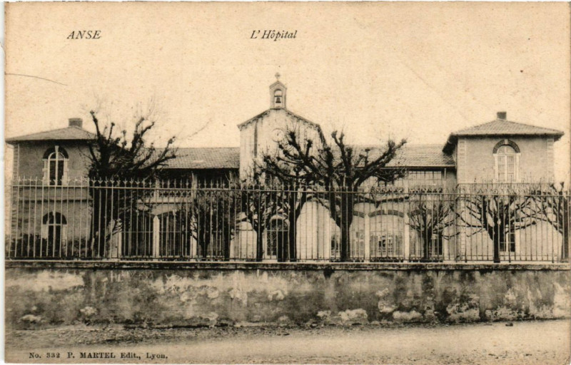 Carte postale ancienne Anse l'Hopital. à Anse