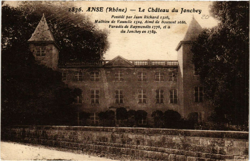Carte postale ancienne Anse Chateau du Jonchey à Anse