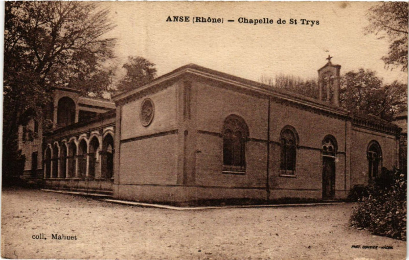 Carte postale ancienne Anse Chapelle de St-Trys à Anse
