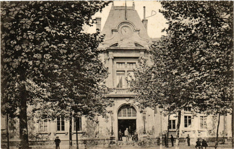 Carte postale ancienne Lyon Mairie du VIIe arr à Lyon