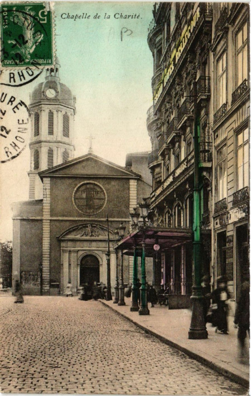 Carte postale ancienne Lyon Chapelle de la Charite à Lyon