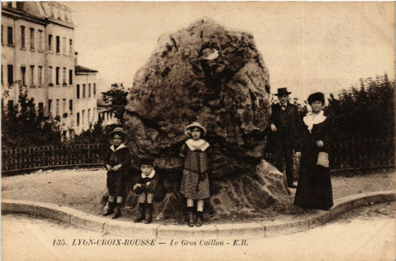 Carte postale ancienne Croix-Rousse - Le Gros Caillou à Lyon 1er Arrondissement