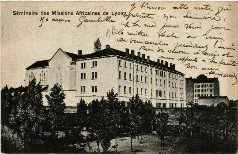 Carte postale ancienne Lyon-Seminaire des Missions Africaines de Lyon à Lyon