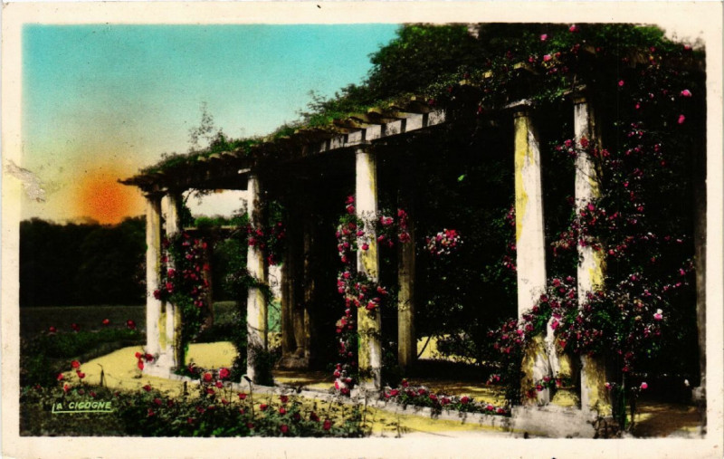 Carte postale ancienne Lyon-Parc de la Tete d'Or à Lyon