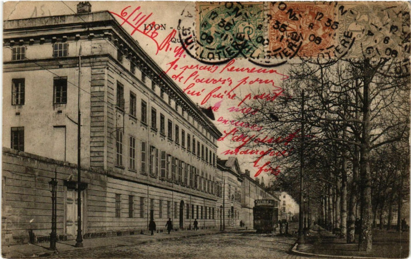 Carte postale ancienne Lyon à Lyon