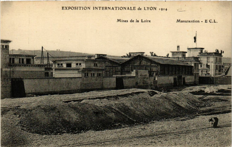 Carte postale ancienne Lyon Mines de la Loire à Lyon