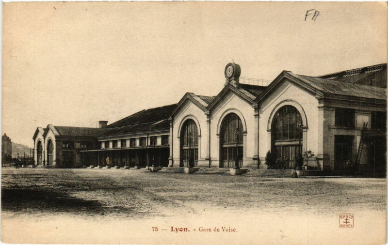 Carte postale ancienne Lyon Gare de Vaise à Lyon