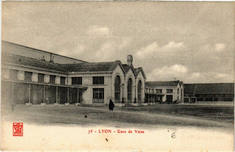 Carte postale ancienne Lyon Gare de Vaise à Lyon