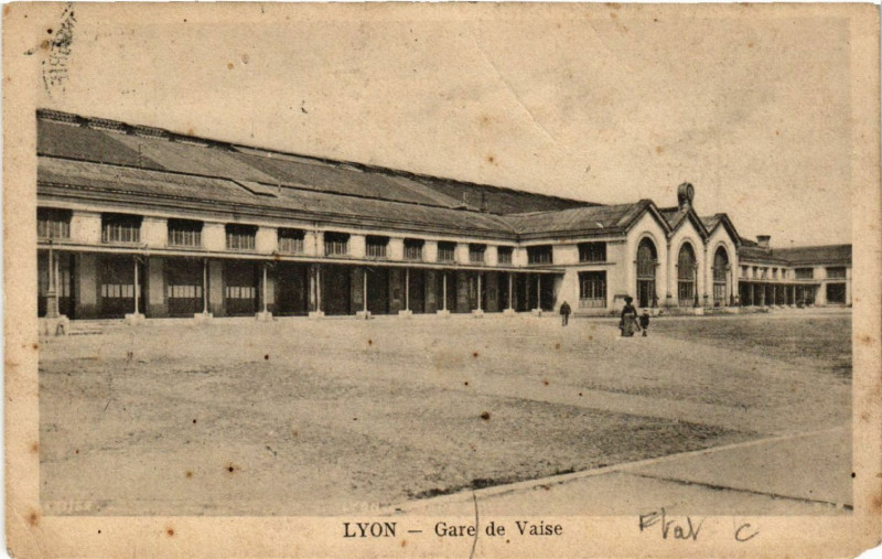 Carte postale ancienne Lyon Gare de Vaise à Lyon