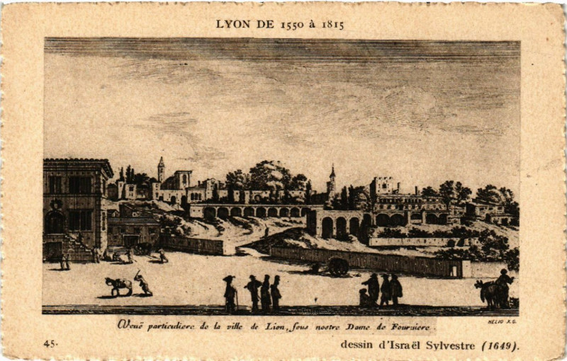 Carte postale ancienne Lyon à Lyon