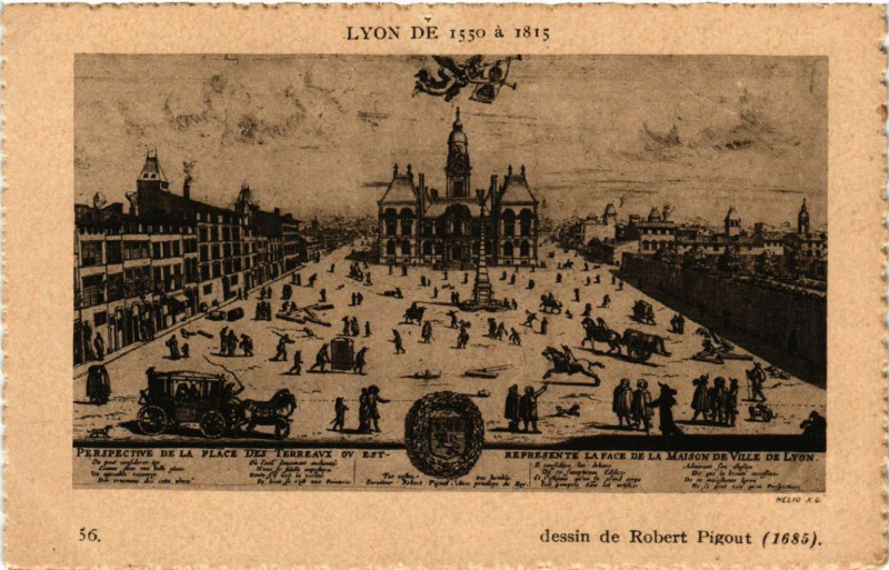 Carte postale ancienne Lyon à Lyon