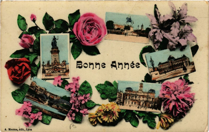 Carte postale ancienne Bonne Année