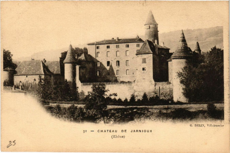 Carte postale ancienne Chateau de Jarnioux