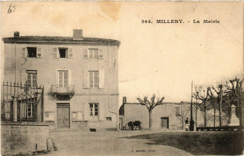 Carte postale ancienne Millery - La Mairie à Millery