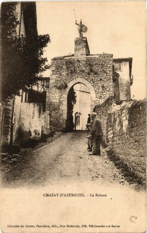 Carte postale ancienne Chazay-d'Azergues - Le Baboin à Chazay-d'Azergues