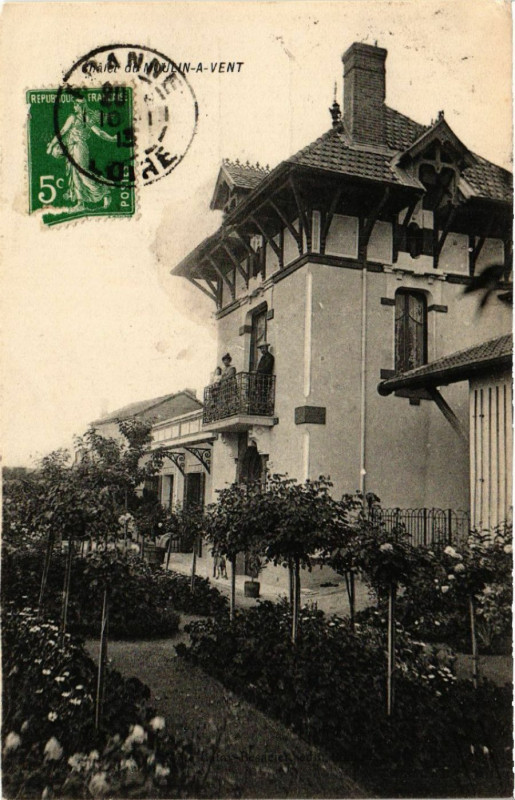 Carte postale ancienne Chalet du Moulin-a-Vent